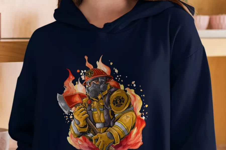 Casual Firefighter Hoodie