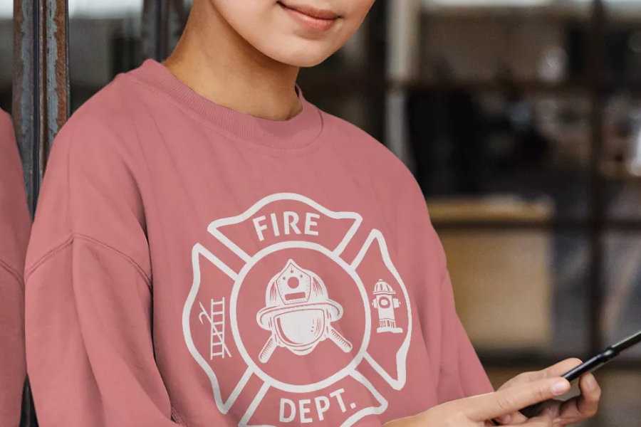 Long Fire Dept Pullover