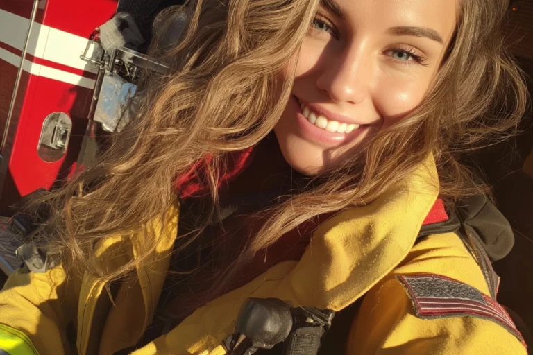 Cropped Firefighter Sleeve Sweatshirt