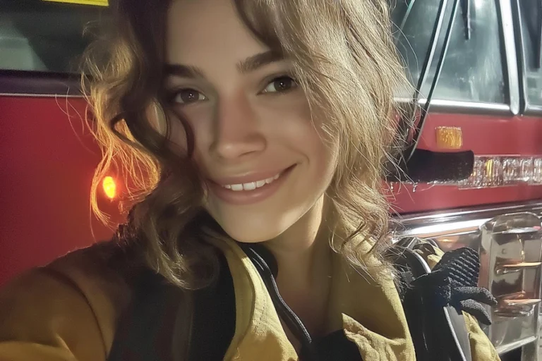 Women's Cropped Firefighter Shirt