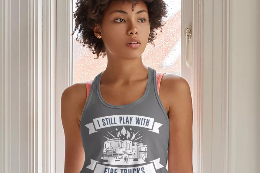 Sleeveless Firefighter Shirt