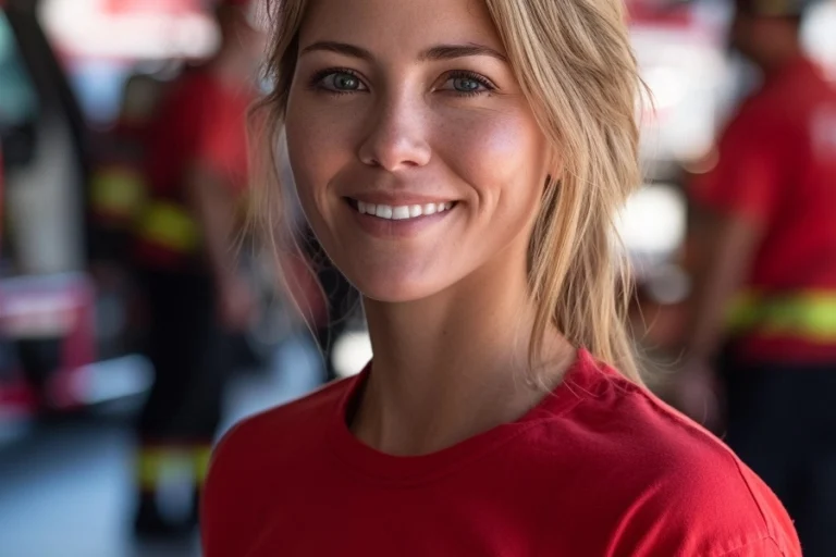 Cute Firefighter Tank Top