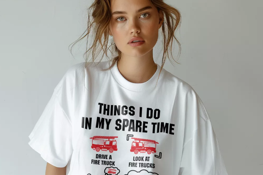 Fireman joke t-shirt